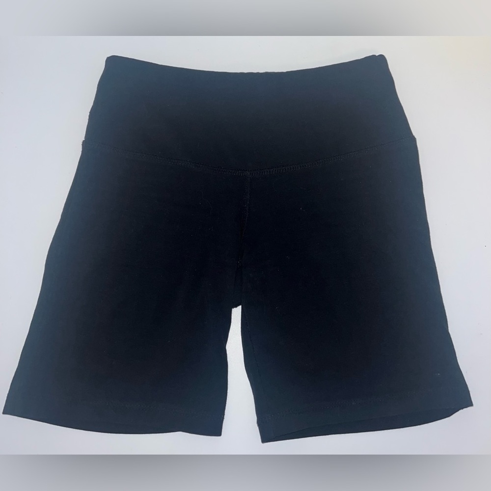 |One Step Ahead Black Stretch Bike Shorts|